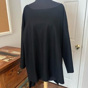 Eileen Fisher Wool Black Tunic